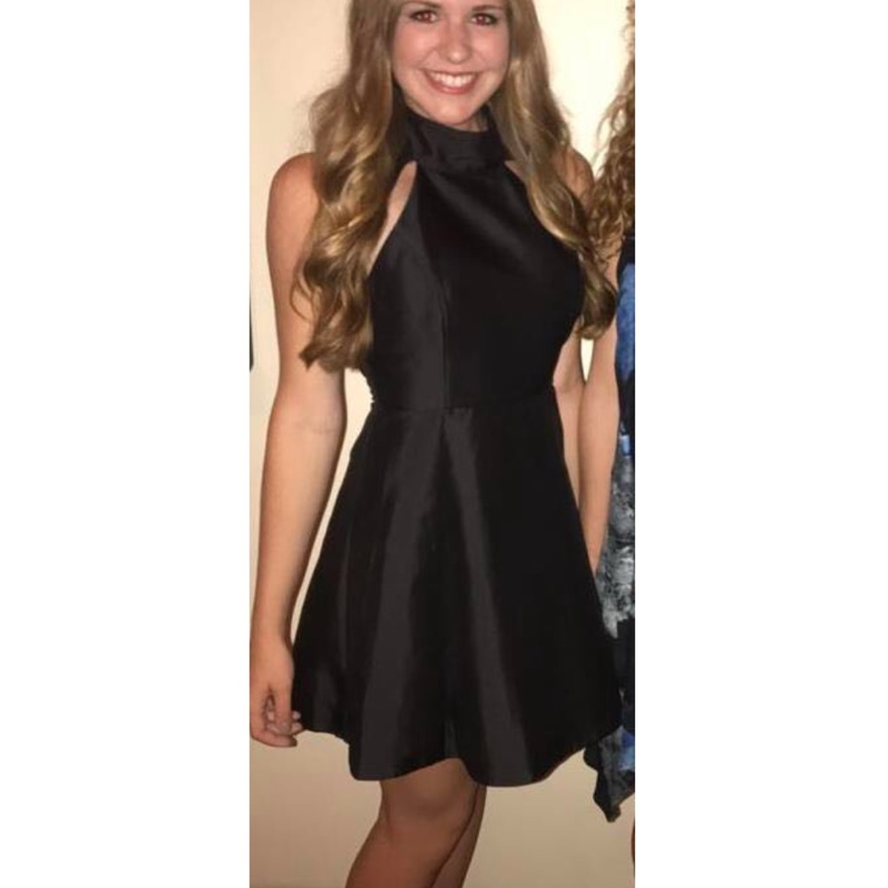 Black Halter Dress